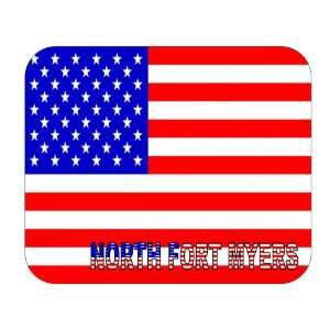 US Flag   North Fort Myers, Florida (FL) Mouse Pad 
