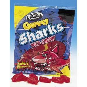  Black Forest Gummy Sharks, Filled 4.5 oz Health 