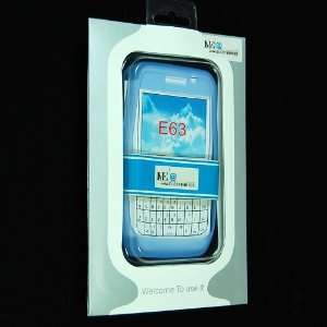    IVEA NEW BLUE SILICONE SOFT case cover for Nokia E63: Electronics