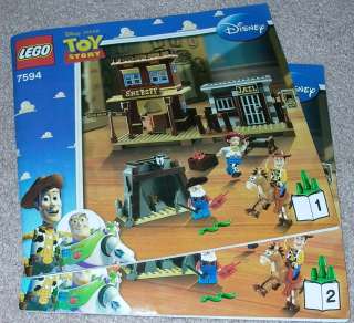 Lego 7594 TOY STORY Woodys Roundup Jesse Bullseye INSTRUCTIONS ONLY 