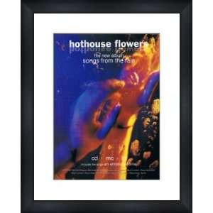  HOTHOUSE FLOWERS Songs From The Rain   Custom Framed 