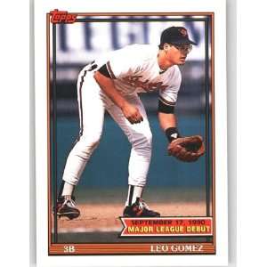 com 1991 Topps Debut 90 #56 Leo Gomez   Baltimore Orioles (MLB Debut 