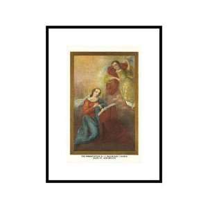  Painting of the Annunciation, San Miguel Church, Santa Fe, New 
