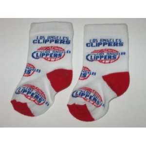   LOS ANGELES CLIPPERS Team Logo Cotton BABY BOOTIES: Sports & Outdoors