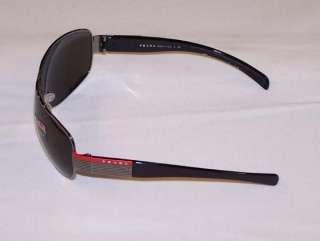 Prada Sport Authentic Sunglasses PS50HS PS 50HS 5AV1A1 Black Grey NEW 