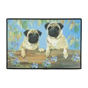  Pugs Pug Family Dogs Indoor / Outdoor Designer Doormat 
