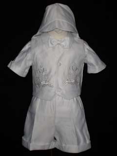 NEW Infant Boy & Toddler Baptism Christening Suit Gown Outfits New 