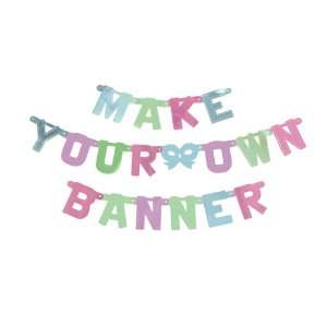  Create Your Own Jointed Banner Kits   Pastel Toys & Games