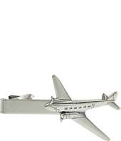Adorn U   One Silver Plane Tie Bar for a Flying Man