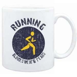  New  Running , Blood Sweat & Tears  Mug Sports