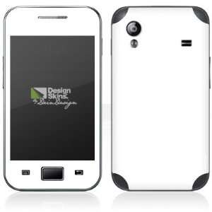   Skins for Samsung Galaxy Ace S5830   White Design Folie Electronics