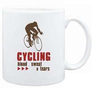   New  Cycling  Blood , Sweat & Tears  Mug Sports