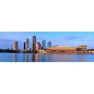  Panoramic Wall Decals   Tampa Bay Skyline 2 (4 foot wide 