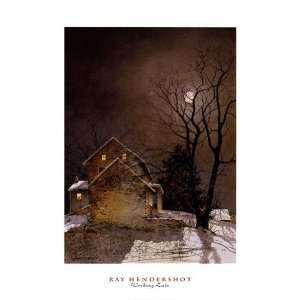  Working Late Finest LAMINATED Print Ray Hendershot 22x28 