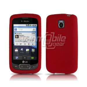  VMG Red Premium Soft Rubber Silicone Gel Skin Case Cover 