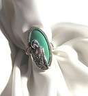 DESIGNER FRENCH HEAVY STERLING RING BAND 7 ART DECO WOMAN OLD VINTAGE 