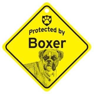  BEWARE OF  BOXER  PARKING SIGN DOG: Everything Else