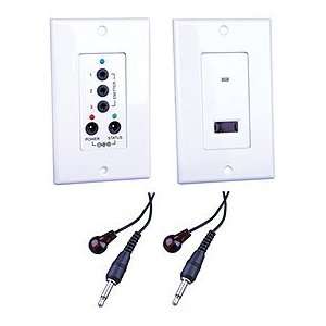   IR Repeater Kit with In Wall Decora Style Receiver & Connecting Block