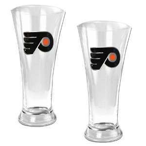  Philadelphia Flyers NHL 2pc 16oz Pilsner Glass Set 