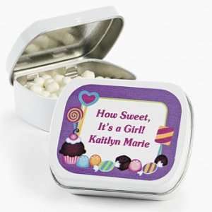 24 Personalized Sweet Treat Mint Tins   Candy & Mints:  