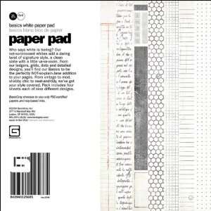  Basics Paper Pad 6X6 36 Sheets (9 Designs/4 Each)