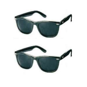 Blues Brothers Wayfarer Style Sunglasses