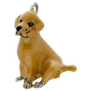  Golden Retriever Dog Enameled Keychain   5 Charms 