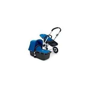  Bugaboo Cameleon   Dark Gray Base with Blue Canvas Fabric 