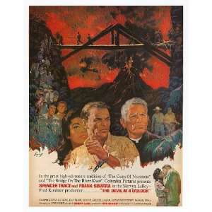  1961 The Devil at 4 O Clock Movie Promo Print Ad (Movie 