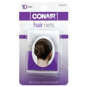  Conair Hair Nets, Dark 10 nets