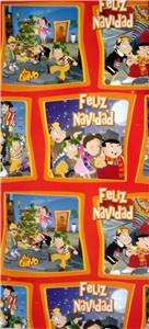 CHRISTMAS EL CHAVO DEL 8 NAVIDAD gift wrap paper PARTY  
