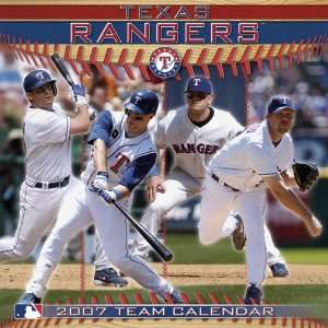  Texas Rangers 12x12 Wall Calendar 2007