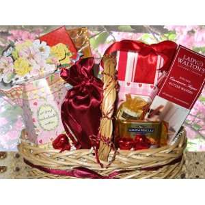 Garden of Blooming Cherries Gourmet Gift Basket  Grocery 