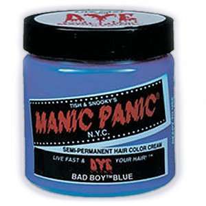   Manic Panic Semi Permanent Hair Color Cream Bad Boy Blue 4 Oz: Beauty