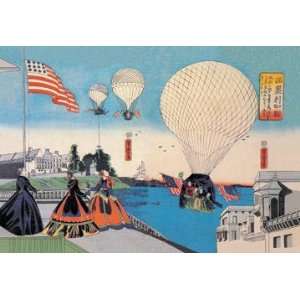    American Hot Air Balloons Take Flight 20x30 poster