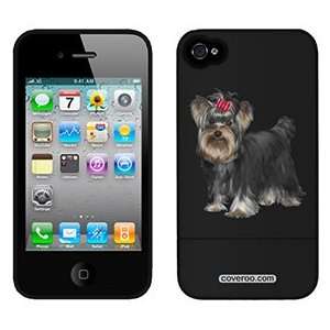  Yorkie on Verizon iPhone 4 Case by Coveroo: MP3 Players 
