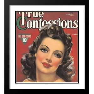   and Double Matted 25x29 True Confessions August 1941