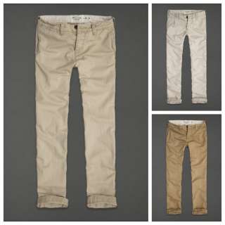   Abercrombie & Fitch By Hollister The A&F Slim Straight Chino Pants