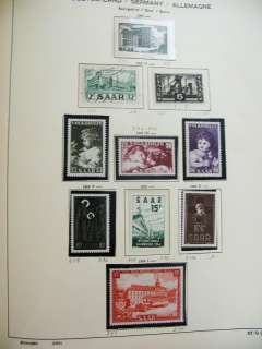 Germany Stamp Collection In A Schaubek Album  