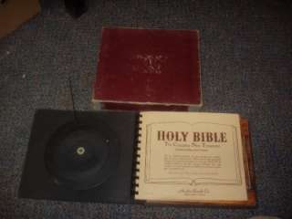 Holy Bible 24 Records 1953 New Testament Audio Book Co.  