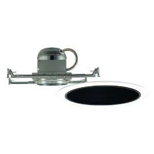  Design House 515064 6 Inch Recessed Kit with Black Baffle 