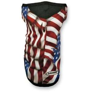 Schampa Stretch Fleece Lined Half Face Mask , Style American Flag 