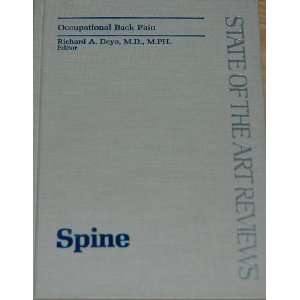 Occupational Back Pain (Spine State of the Art Reviews): RICHARD, ED 