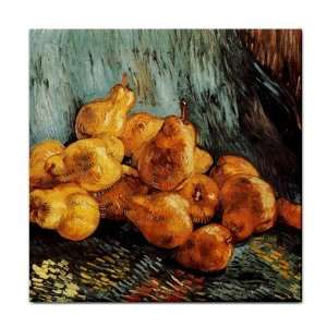  Still Life with Pears By Vincent Van Gogh Tile Trivet 