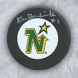  Ken Broderick Minnesota North Stars Autographed/Hand 