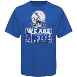  Air Force Falcons Royal Blue We Are T shirt: Sports 
