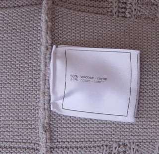 CHANEL 08P Grey Metallic Chains Sweater Vest 38 6 NWT  