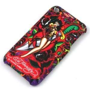  Ed Hardy Pin Up Girl Clip on Case for Iphone 3G: Cell 