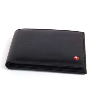 Alpine Swiss Mens Leather Wallet Trifold Bifold Superb Quality Comes 