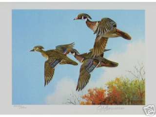 1978 WISCONSIN STATE DUCK STAMP PRINT  